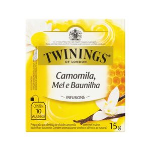 Chá Twinings Camomila Mel E Baunilha Infusions 15g c/ 10 Unid