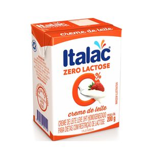 Creme de Leite Italac Zero Lactose 200g