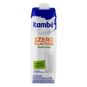 Leite Uht Itambé Nolac Desnatado Zero Lactose Caixa 1l