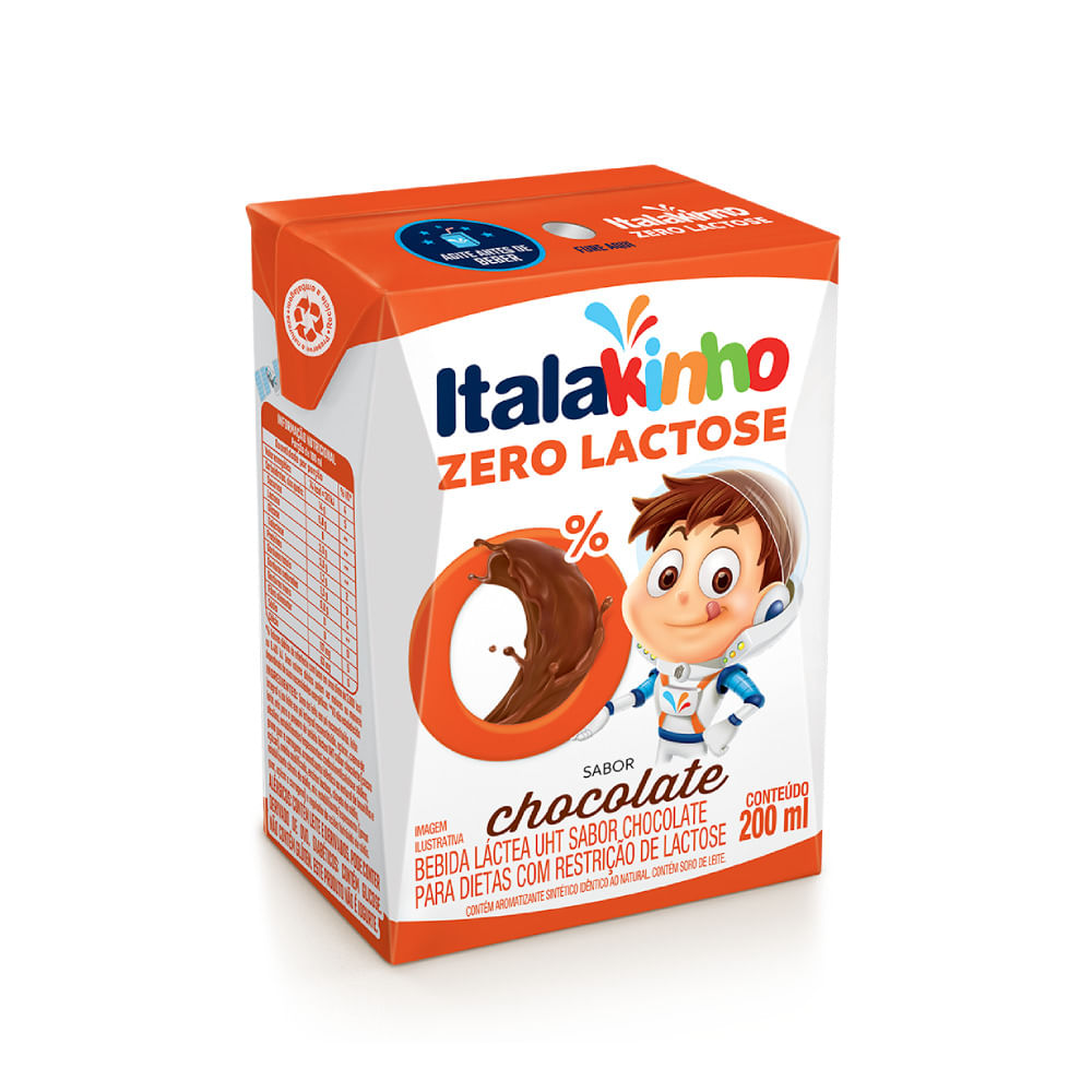 Bebida Láctea Italakinho Zero Lactose 200ml | Prezunic