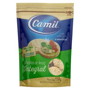 Biscoito de Arroz Camil Integral 150g