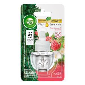 Difusor Elétrico Bom Ar Framboesa e Jasmim Refil 16ml