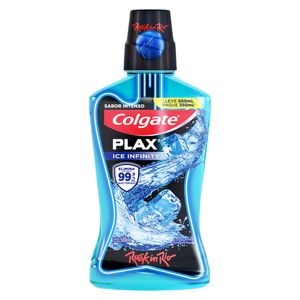 Enxaguante Bucal Colgate Plax Ice Infinity Rock in Rio Leve 500ml Pague 350ml