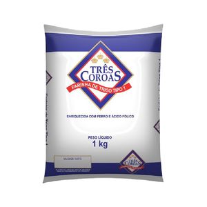 Farinha de Trigo Três Coroas 1Kg