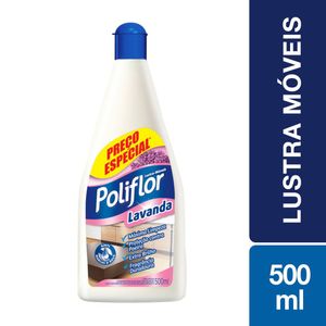 Lustra Móveis Poliflor Lavanda 500ml Preço Especial