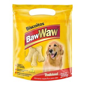 Biscoito p/ Cães Baw Waw Tradicional 200g