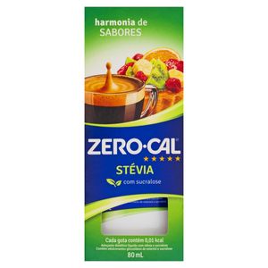 Adoçante Líquido Zero-Cal Stévia 80ml