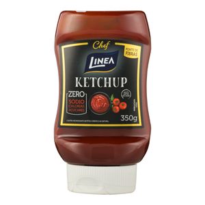 Ketchup Linea Chef Tradicional Zero Sódio Squeeze 350g