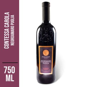 Vinho Italiano Contessa Carola Negroamaro 750ml