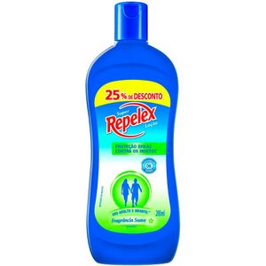 Repelente Líquido Repelex Loção Suave Frasco 200ml Grátis 25%Desconto