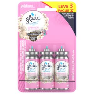 Desodorizador Glade Toque de Frescor Refil Leve 3 Pague 2