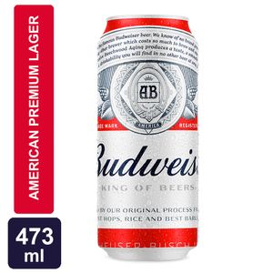 Cerveja Budweiser Lager American Lata 473ml