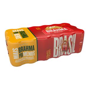 Pack Cerveja Brahma Pilsen Chopp Lata C/ 18 Unid