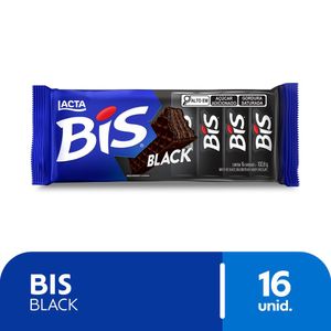 Biscoito Wafer Lacta Bis Black 100.8g