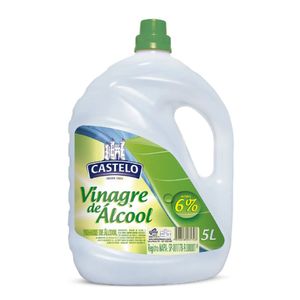 Vinagre de Álcool Castelo para Limpeza 6% 5l
