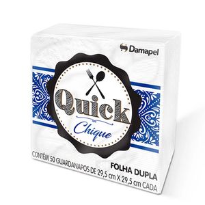 Guardanapo de Papel Kitchen 29,5 x 29.5cm c/ 50 Unid