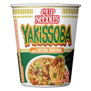 Macarrão Instantâneo Cup Noodles Nissin Yakissoba Copo 70g