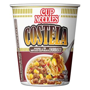 Macarrão Instantâneo Cup Noodles Nissin Costela com Molho de Churrasco Copo 68g
