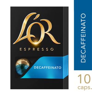 Café em Cápsulas LOr Descafeinado Ristretto 52g c/ 10 Unid