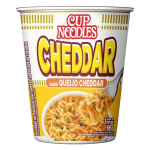 Macarrão Instantâneo Cup Noodles Nissin Cheedar Copo 69g