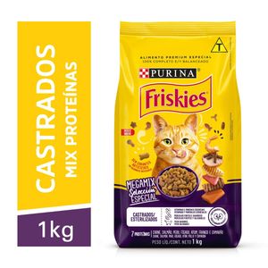 Ração Friskies Gatos Castrados Megamix 1kg