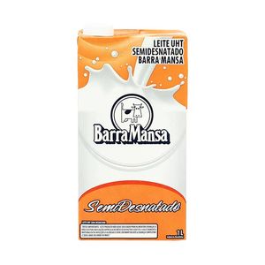 Leite Líquido Barra Mansa Semidesnatado 1l