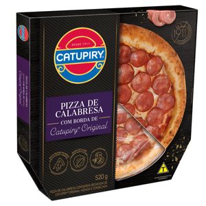 Pizza Catupiry Calabresa c/ Borda de Catupiry Congelada 520g