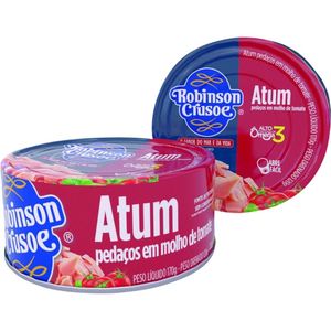 Atum em Pedaço Robinson Cruzoe Molho de Tomate 170g