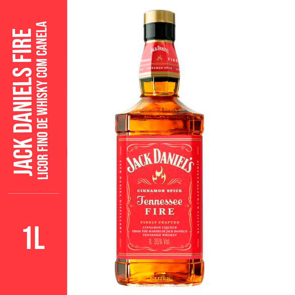 Whisky Jack Daniels Tennessee Fire 1l Whisky Prezunic