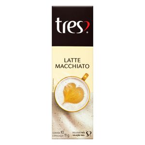 Café 3 Corações Latte Macchiato em Cápsulas 11g