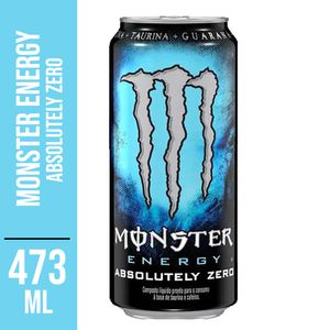 Energético Monster Energy Absolutely Zero Latão 473ml