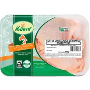 Sobrecoxa de Frango Korin s/ Transgênico Congelado 600g