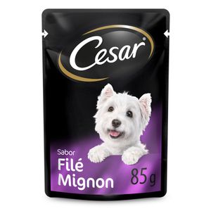 Alimento p/ Cães Cesar Adultos Filé Mignon Sachê 85g