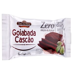 Goiabada Cascão DaColônia Zero Açúcar Pacote 200g