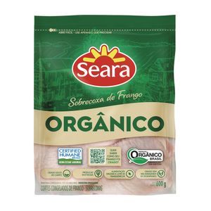 Sobrecoxa de Frango Orgânico Seara Congelada 600g