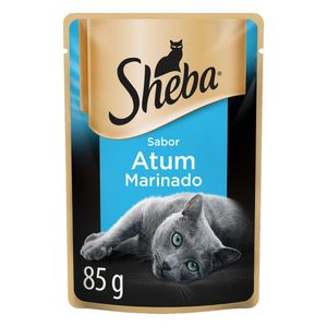 Alimento p/ Gatos Sheba Adultos Atum Marinado Sachê 85g