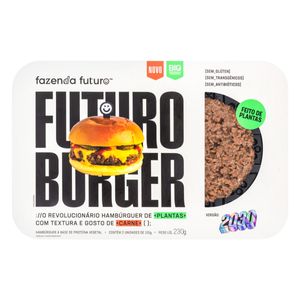 Hambúrguer Vegetal Fazenda Futuro Burger Gosto de Carne 230g