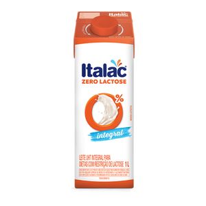 Leite Italac Longa Vida Integral Zero Lactose 1l