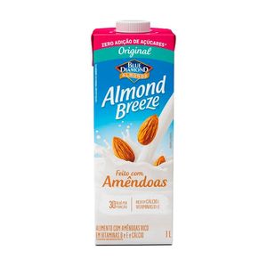 Bebida Láctea Almond Breeze Zero Açúcar Original 1l