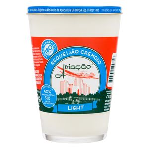 Requeijão Cremoso Aviação Light 180g