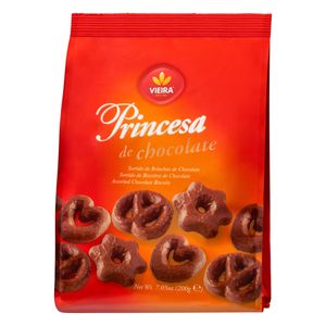 Biscoito Vieira Princesa Chocolate 200g