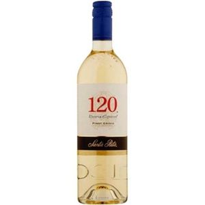 Vinho Chileno Santa Rita 120 Reseva Especial Pinot Grigio Branco 750ml