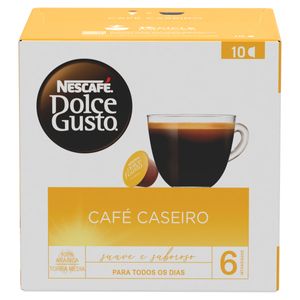 Café em Cápsula Dolce Gusto Caseiro 80g c/ 10 Unid