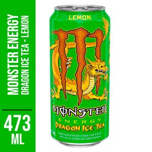 Energético Monster Dragon Ice Tea Lemon 473ml