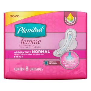 Absorvente Plenitud Femme c/ Abas c/ 8 Unid