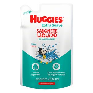 Sabonete Líquido Huggies Extra Suave Refil 200ml