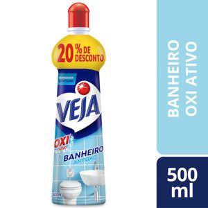 Limpador Veja Banheiro Antibac Squeeze 500ml 20% Desconto