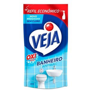 Branqueador Veja Banheiro Antibac Oxi Ativo Refil 400ml