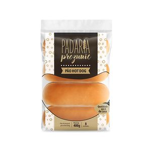 Pão Hot Dog Prezunic Artesanal 400g