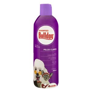 Shampoo Bulldog p/ Cães e Gatos Pelos Claros Frasco 500ml